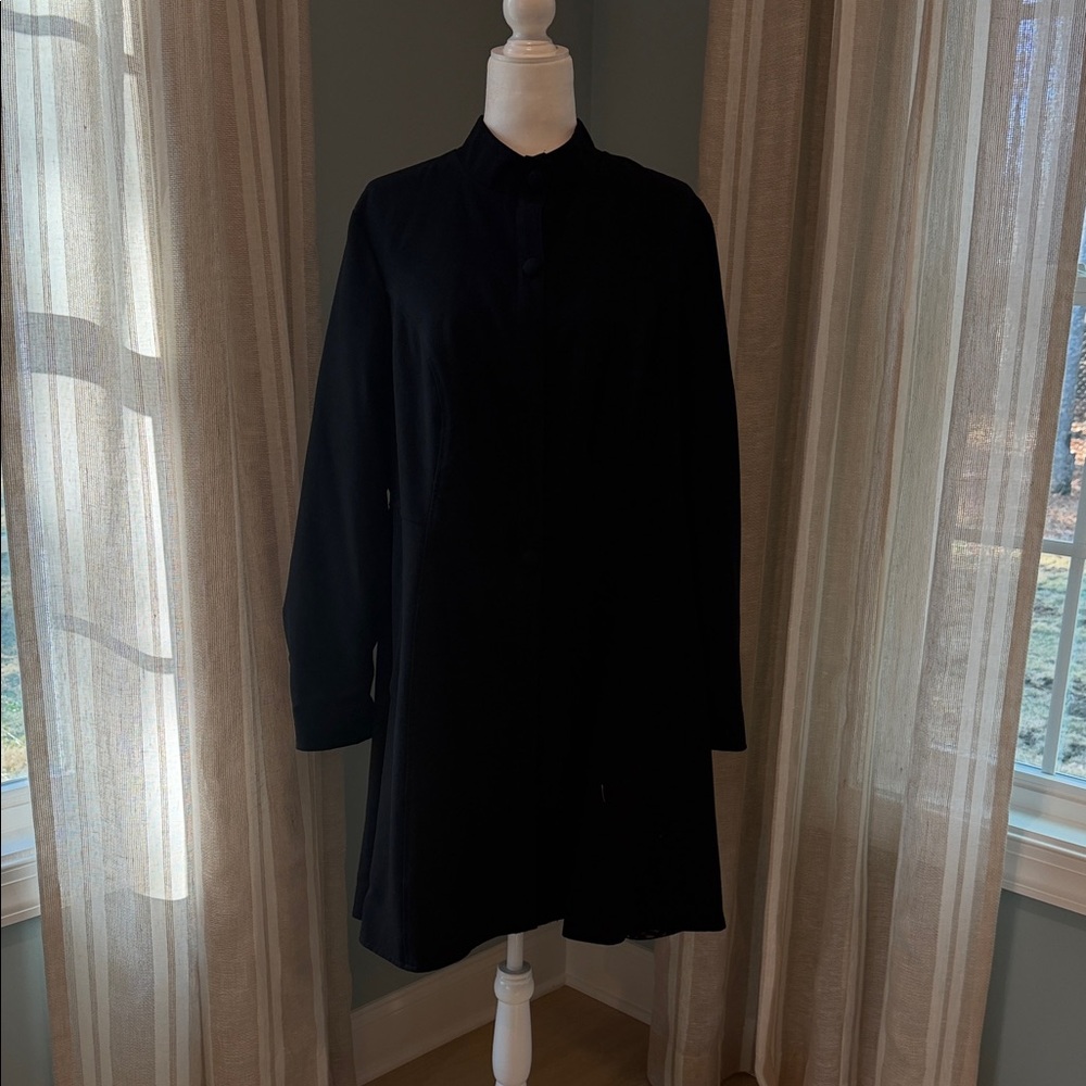 Torrid Harry Potter Black & Gold Embroidered Capelet Coat, Size 1 (XL) - Picture 6 of 16